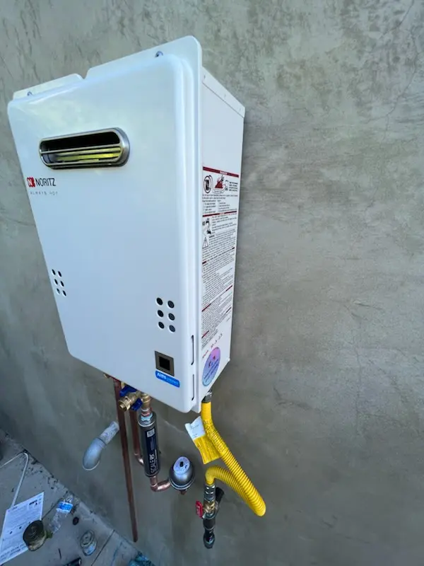 Tankless water heater installation for Loxley homes